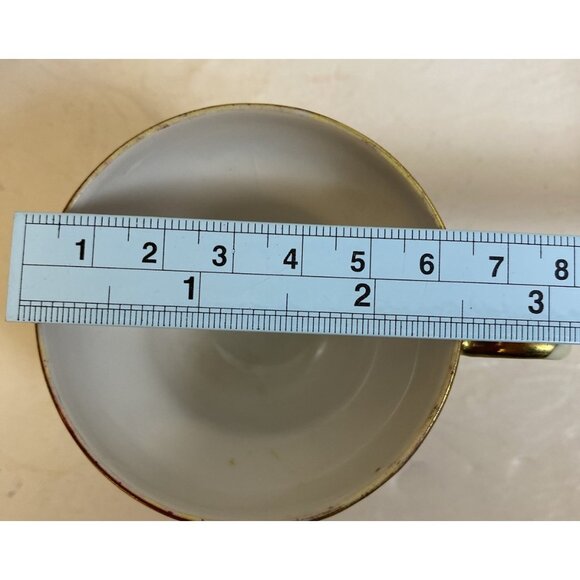 Vtg Craftsman China Hand Painted Cup and Saucer Set Japan 401 Fuji Pagoda Raised - Picture 10 of 12